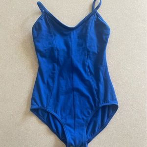 Block MIRELLAR luxury cotton blue leotard.